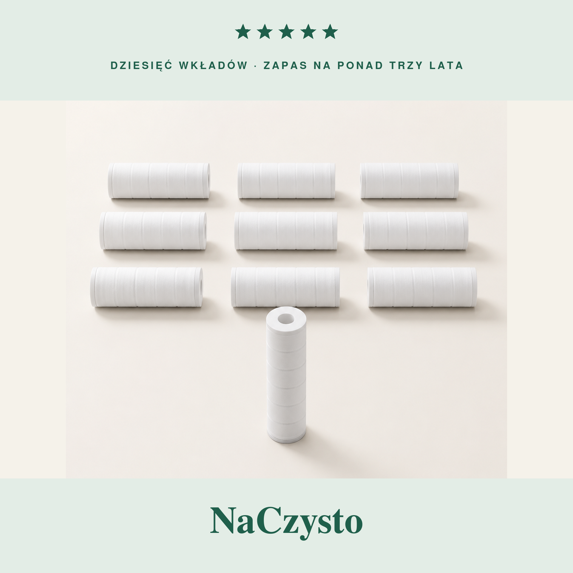 NaCzysto — 10 wkładów zapasowych